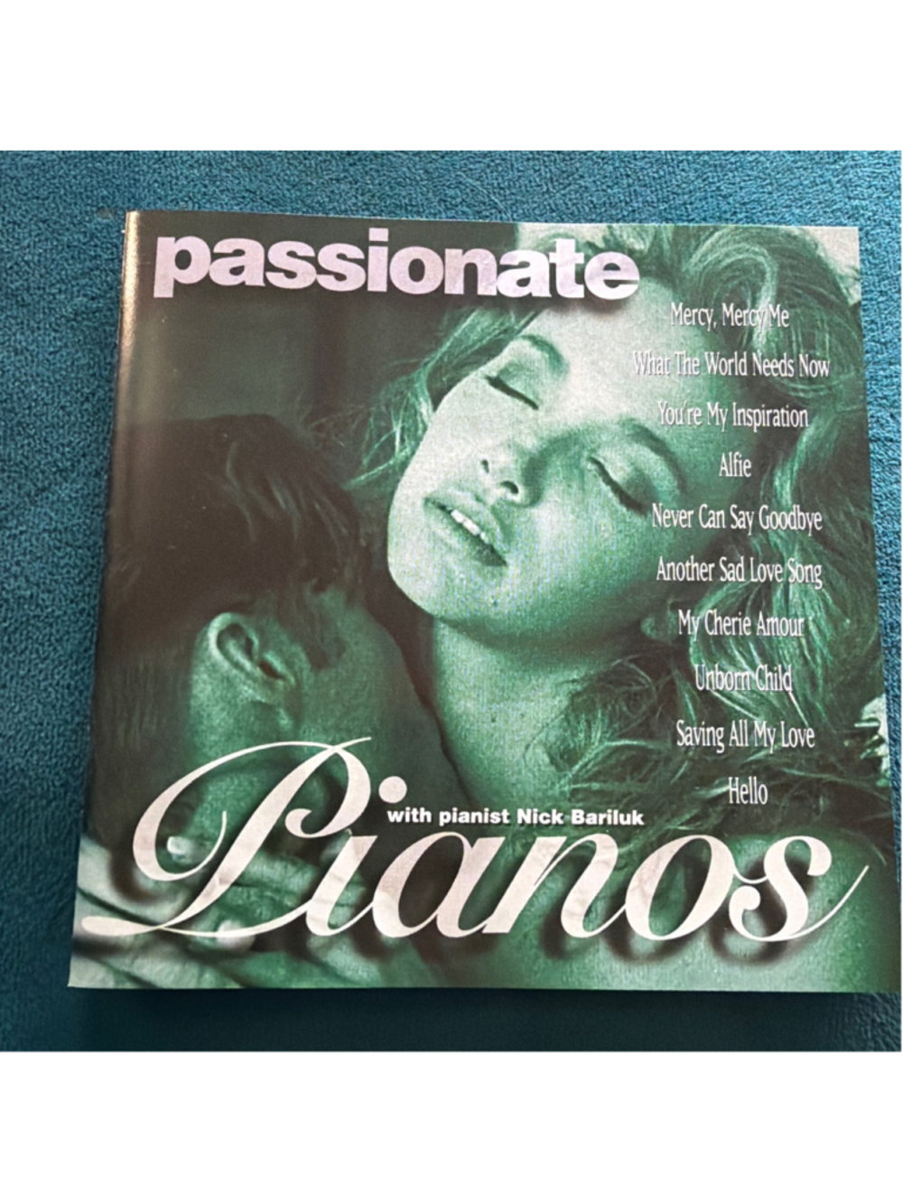 Passionate Pianos Nick Bariluk CD Music Album One Size Green Silver